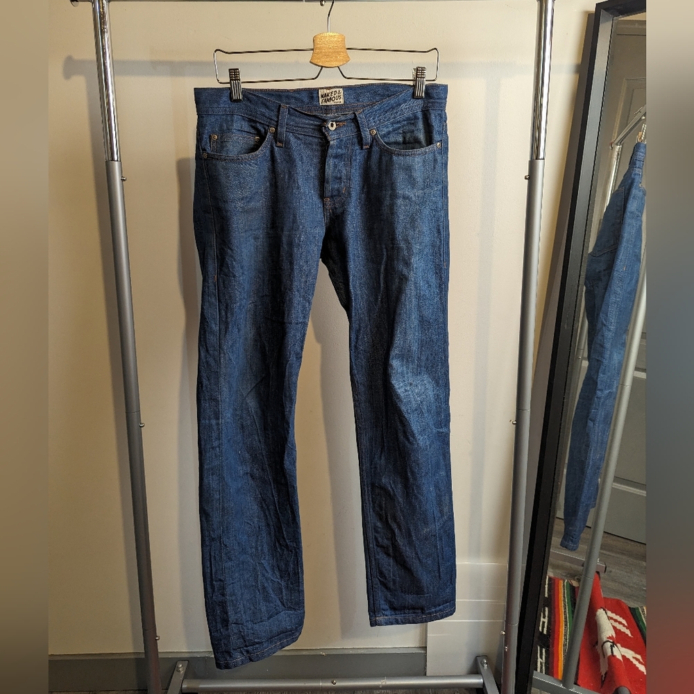 Naked and famous weird guy jeans 30x32